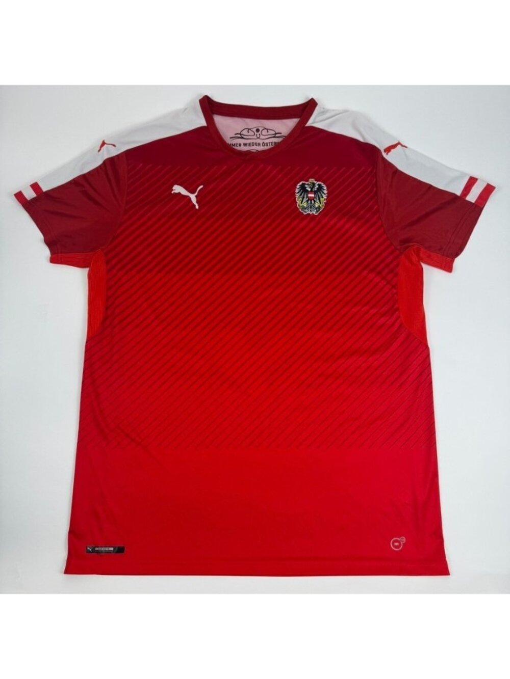 Austria Home Football Kit Shirt 2016-2017 Red Jersey Puma Mens Size XLarge XL